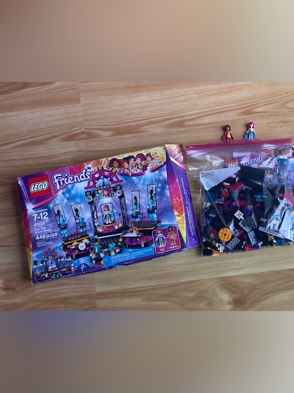 Lego Friends 4105 Pop Star Stage - Purple, Pink, Blue (See below!)